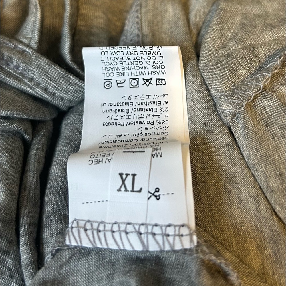 🌸NWOT🌸SHEIN Grey Lace-Trim 2-Piece Loungewear/Pajama Set - Robe & Chemise XL - Picture 5 of 7